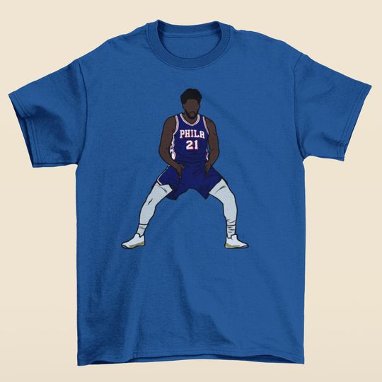 Discover Joel Embiid Thrust Celebration T-Shirt
