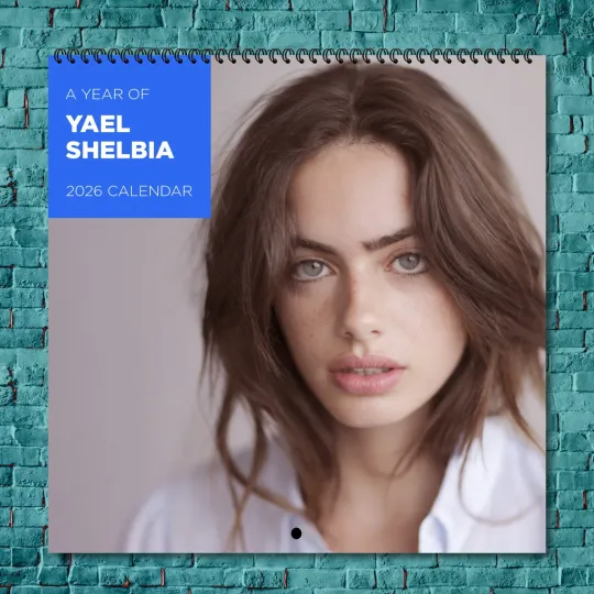 Discover Yael Shelbia 2026 Wall Calendar 12-Month Celebrity Photo Calendar