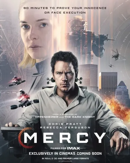 Discover Mercy (2026) Poster – Upcoming Movie Teaser Wall Art Print
