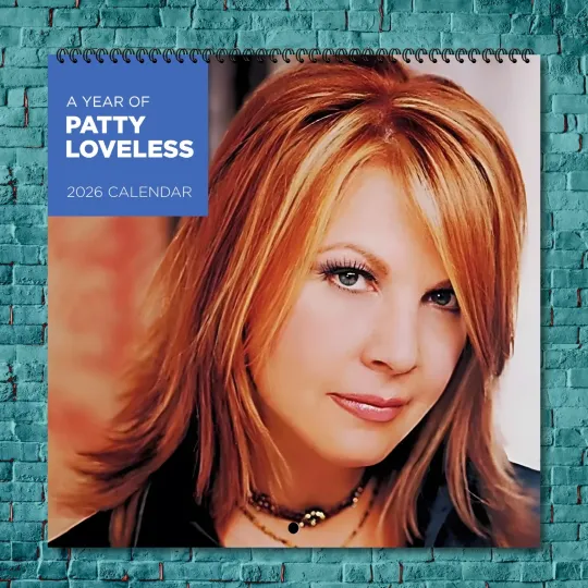 Discover Patty Loveless 2026 Wall Calendar, 12-Month Celebrity Photo Calendar