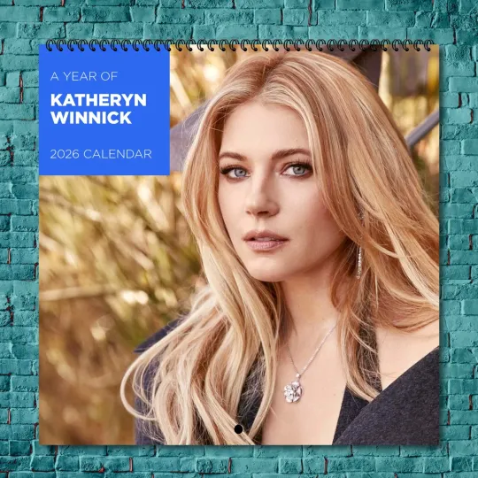 Discover Katheryn Winnick 2026 Wall Calendar, 12-Month Celebrity Calendar Fan Gift