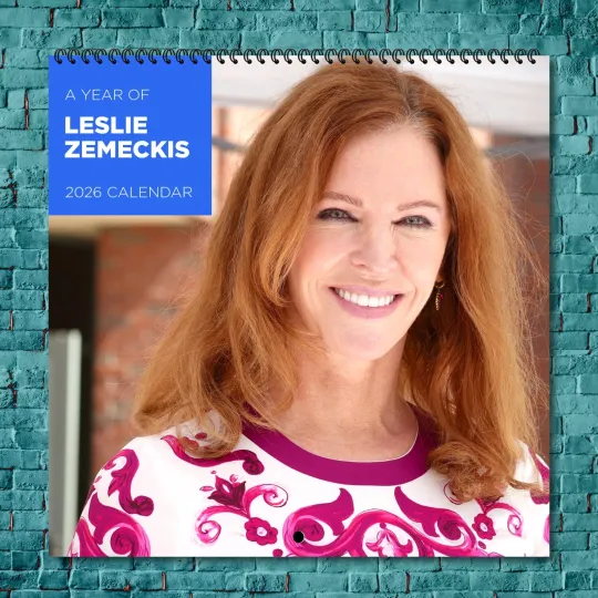 Discover Leslie Zemeckis 2026 Wall Calendar 12-Month Celebrity Photo Calendar