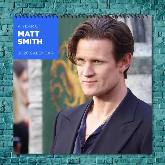 Discover Matt Smith 2026 Wall Calendar 12-Month Celebrity Photo Calendar