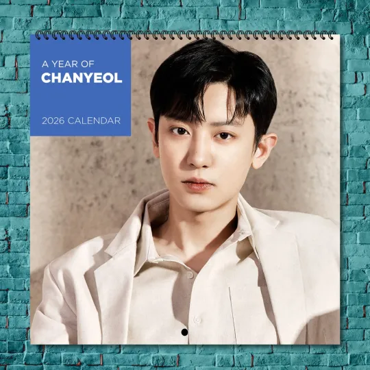 Discover Chanyeol 2026 Wall Calendar, 12-Month Star Collection
