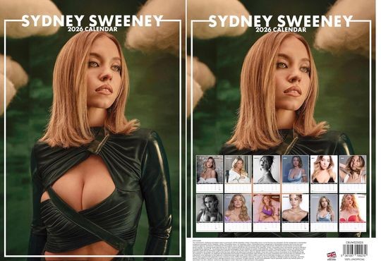Discover Sydney Sweeney 2026 Wall Calendar