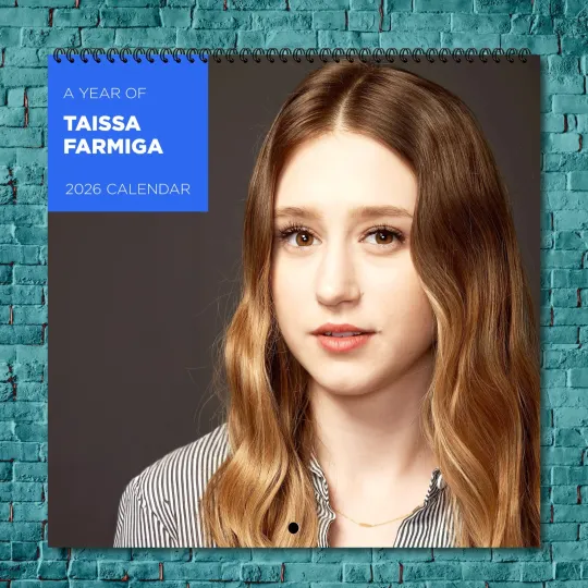 Discover Taissa Farmiga 2026 Wall Calendar 12-Month Celebrity Photo Calendar