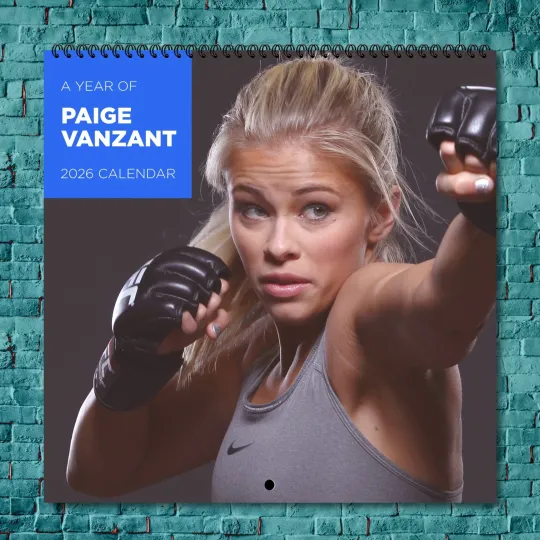 Discover Paige VanZant 2026 Wall Calendar, 12-Month Celebrity Photo Calendar