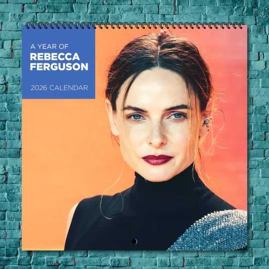 Discover Rebecca Ferguson 2026 Wall Calendar, 12-Month Celebrity Photo Calendar