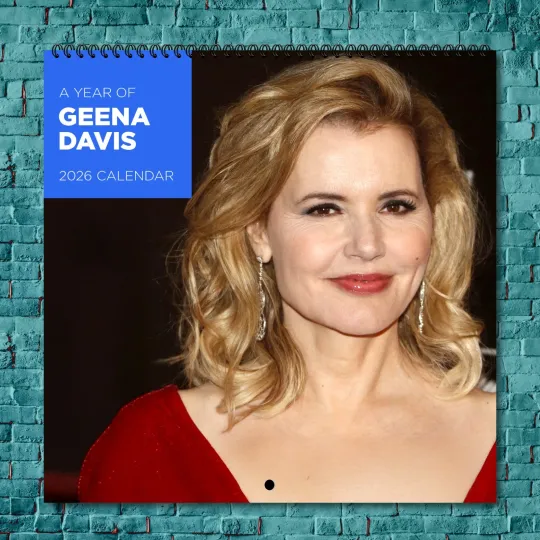 Discover Geena Davis 2026 Wall Calendar, 12-Month Hollywood Star Gift