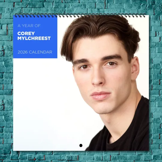 Discover Corey Mylchreest 2026 Wall Calendar 12-Month Celebrity Photo Calendar