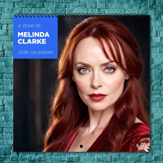 Discover Melinda Clarke 2026 Wall Calendar 12-Month Celebrity Photo Calendar