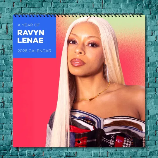 Discover Ravyn Lenae 2026 Wall Calendar, 12-Month Celebrity Photo Calendar