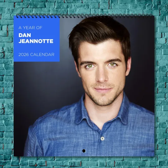 Discover Dan Jeannotte 2026 Wall Calendar - 12-Month Actor Fan Gift