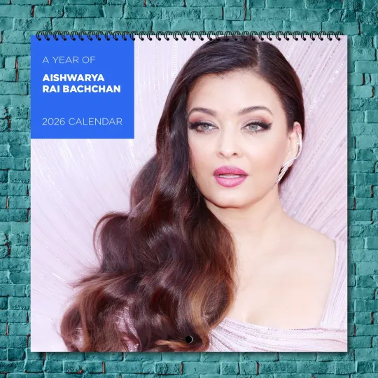 Discover Aishwarya Rai Bachchan 2026 Wall Calendar, 12-Month Celebrity Photo Calendar
