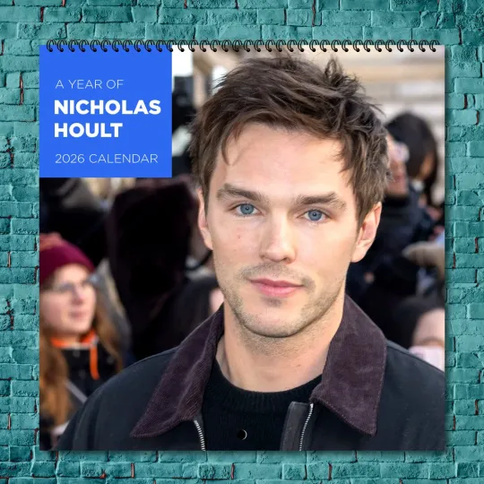 Discover Nicholas Hoult 2026 Wall Calendar, 12-Month Celebrity Photo Calendar