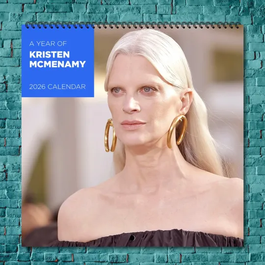 Discover Kristen McMenamy 2026 Wall Calendar, 12-Month Celebrity Photo Calendar