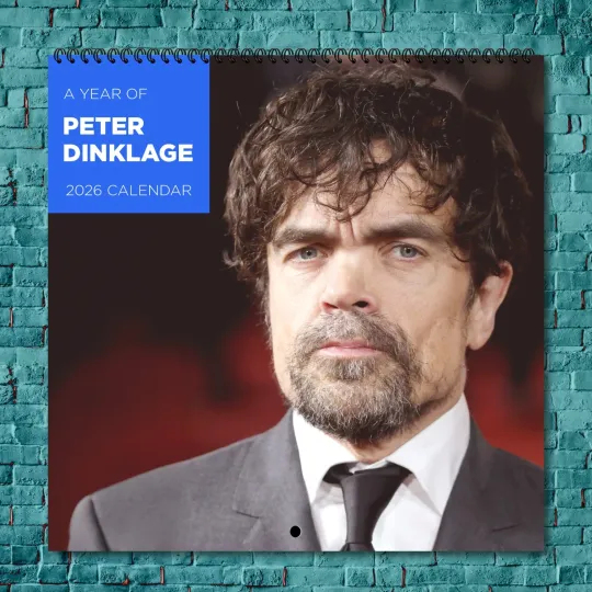 Discover Peter Dinklage 2026 Wall Calendar 12-Month Celebrity Photo Calendar