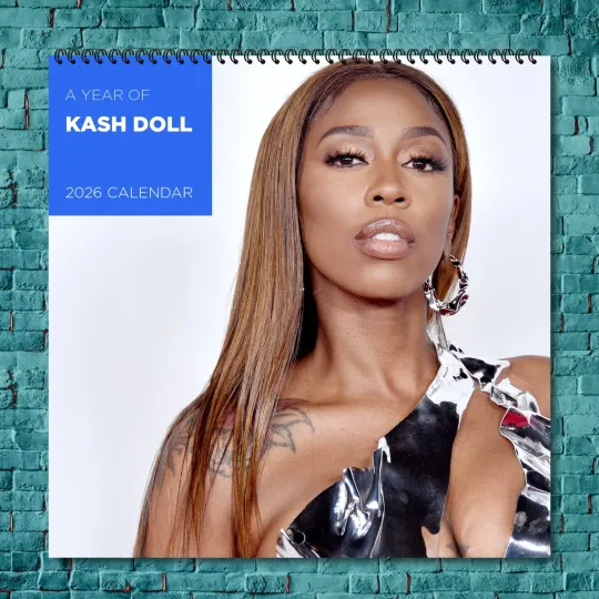 Discover Kash Doll 2026 Wall Calendar 12-Month Celebrity Photo Calendar