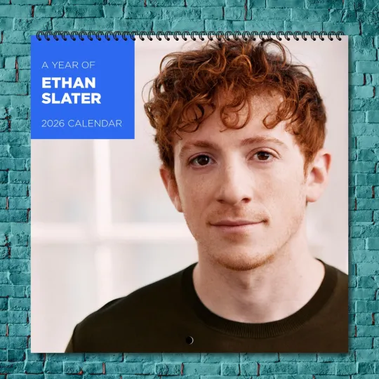 Ethan Slater 2026 Wall Calendar, 12-Month Hollywood Star Gift