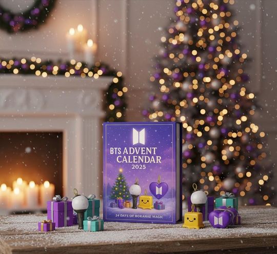 Discover BTS Advent Calendar 2025  24-Day BTS Collector Ornaments, Chibi-Style Mini Figures, Holiday Countdown Gift for ARMY Fans and Collectors
