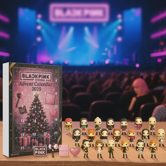 Discover BLACKPINK Kpop Idol Advent Calendars 2025, 24 Days of Christmas Countdown, BLACKPINK Theme Decorations, Surprise Christmas Gifts for Blink