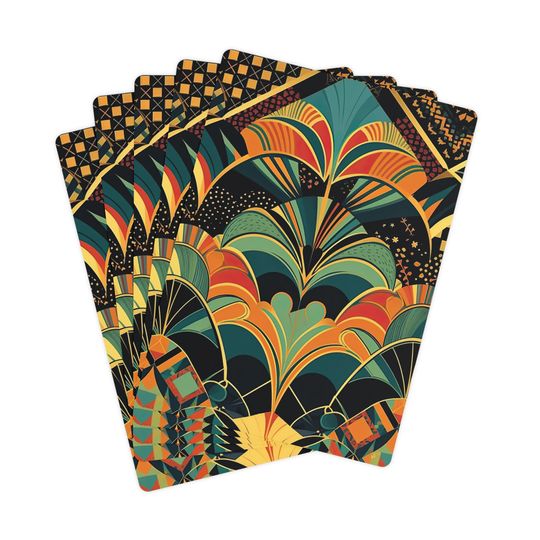 Discover Art Deco Poker Cards: Vintage Style Playing Card Set