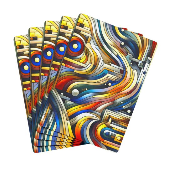Discover Art Deco Playing Cards: Vibrant Poker Night Card Designs