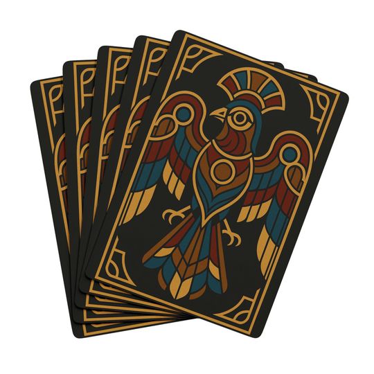 Discover Art Deco Bird Playing Cards: Vintage-Inspired Poker Set