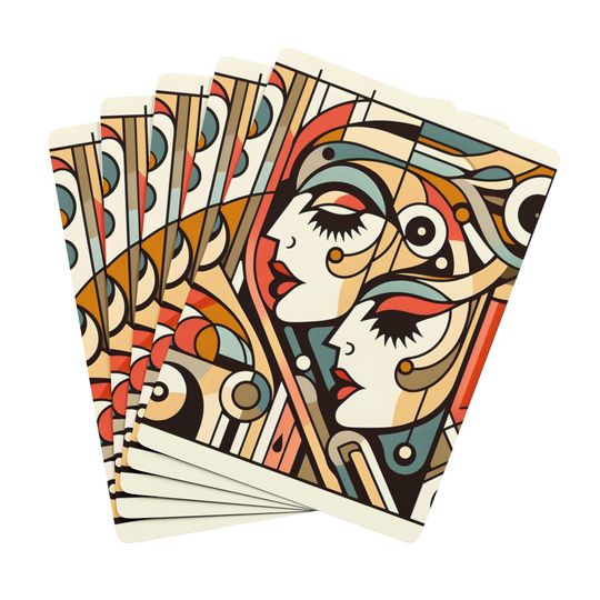 Art Deco Playing Cards - Poker Deck for Game Nights