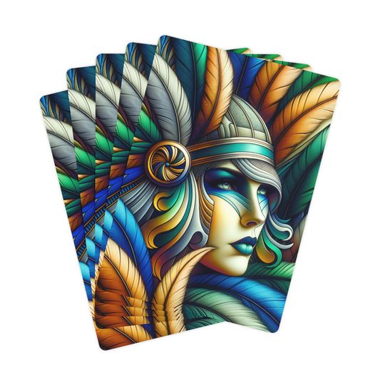 Art Deco Flapper Playing Cards - Poker Deck