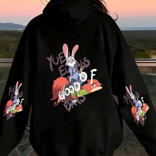 Discover Autumn and Winter Disney Pattern Prints - Zootopia, Hoodies and Sweatshirts, Fashionable Men's and Women's Hoodies