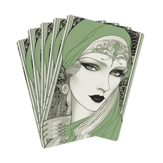 Art Deco Playing Cards - Vintage Inspired Poker Deck