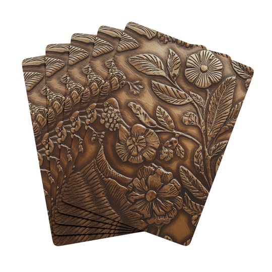 Discover Art Nouveau Floral Poker Cards - Vintage Design Card Game Set