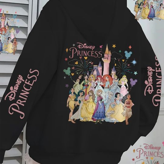 Discover The Disney Princess Y2K Gothic Retro Men's Hoodie Is A New Autumn and Winter Fashion Streetwear for Both Men and Women