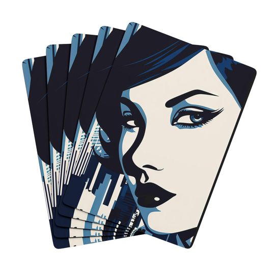 Art Deco Playing Cards: Vintage Casino Style, Game Night Essential