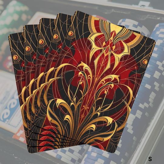 Art Deco Playing Cards: Vintage Style Poker Card Deck