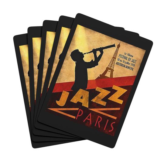 Discover Art Deco Jazz Playing Cards: Poker Night Set