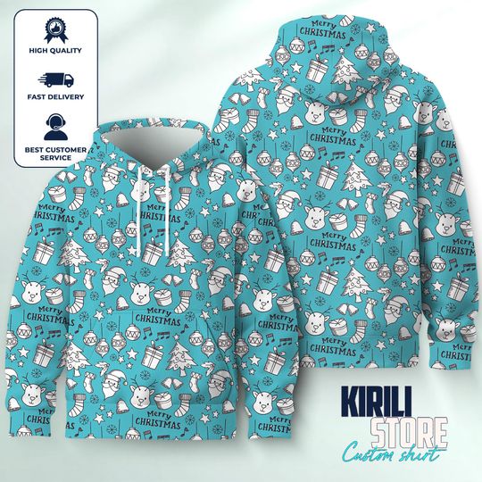 Discover Mery Christmas Cute Sweatshirt Hoodie, Funny Xmas Holiday Gift for Men Women, Unique Christmas Gift Idea