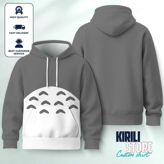 My Neighbor Totoro Hoodie, Cosplay Totoro Sweatshirt, Howl's Moving Castle Shirt, Studio Ghibli Gift Shirt
