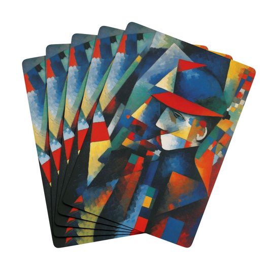 Discover Retro Art Poker Cards, Artistic Design, Gamers Gift
