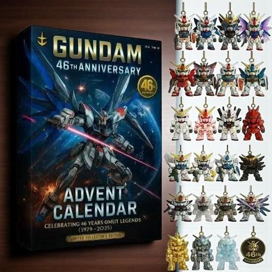 Discover Mecha Legends Advent Calendar 2025, Anniversary Countdown Box, Metal Collectible Set, Gift for Anime Fans