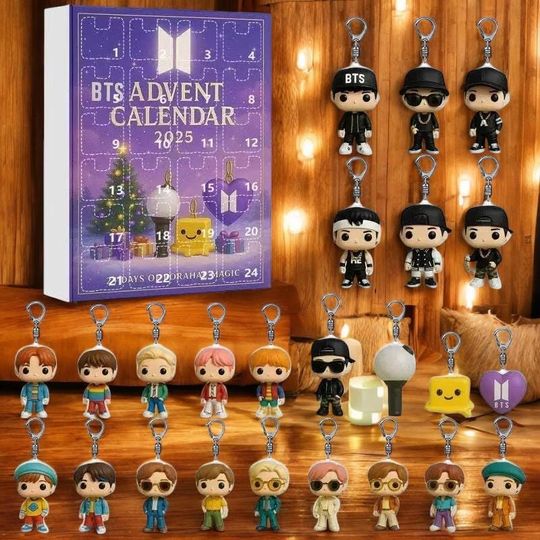 Discover Kpop Idol Advent Calendar 2025, Music Countdown Box, Acrylic Mini Figures, Gift for Fans