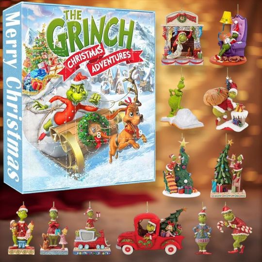 Discover funny character Insp Fun Xmas Character Advent Calendar 2025, 24-Day Advent Calendar Set, For Fans & Kids, Christmas Holiday Gift