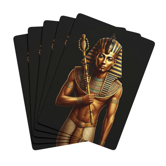 Egyptian Pharaoh Poker Cards: Unique Illustrated Deck