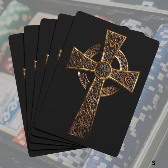 Celtic Cross Playing Cards: Unique Poker Night Deck