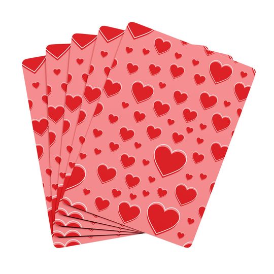 Discover Valentine Heart Poker Playing Cards