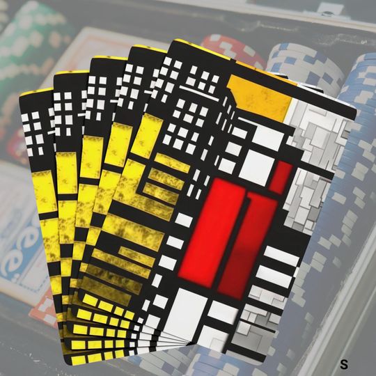 Discover Piet Mondrian Art Playing Card Deck: Abstract Poker Cards
