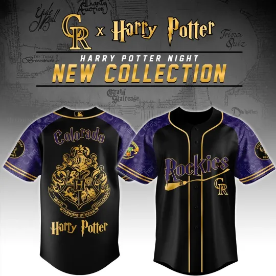 Discover HOT HOT! C. Rockies x Harry Pter Night Jersey Giveaway Gift - All Size