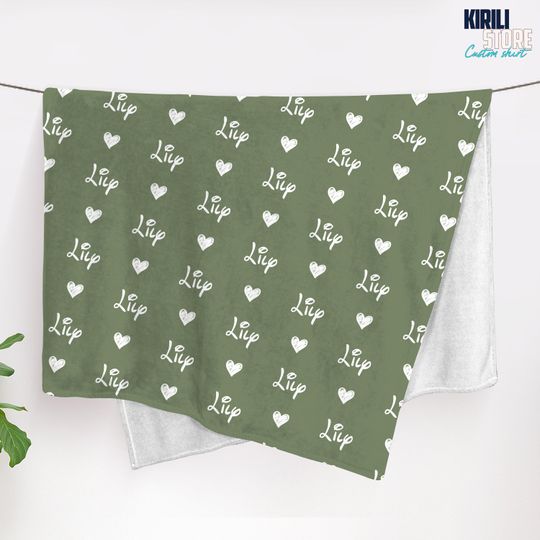 Discover Personalized Custom Blanket, Girl Boy Blanket, Name Blanket, Girl Blanket Gift, Personalized Gift, Custom Gift