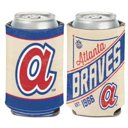 Atlanta Braves Two-Sided Cooperstown Collection Soft Foam Can Cooler